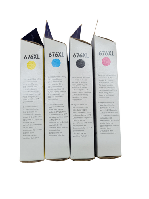 Lot 4x EPSON 676 XL Pro Ink Cartridges (Yellow,Magenta,Black,Cyan)
