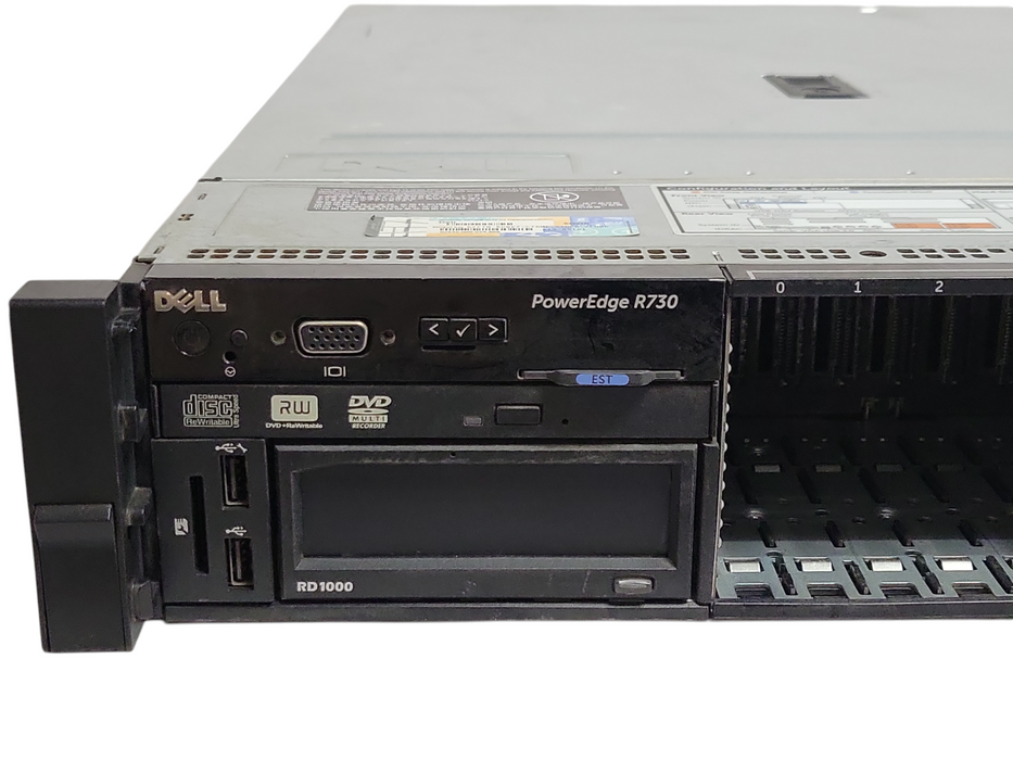 Dell PE R730 2U 16x2.5", 1x Xeon E5-2623v3, 20GB DDR4, H330 Mini, 2x PSU _