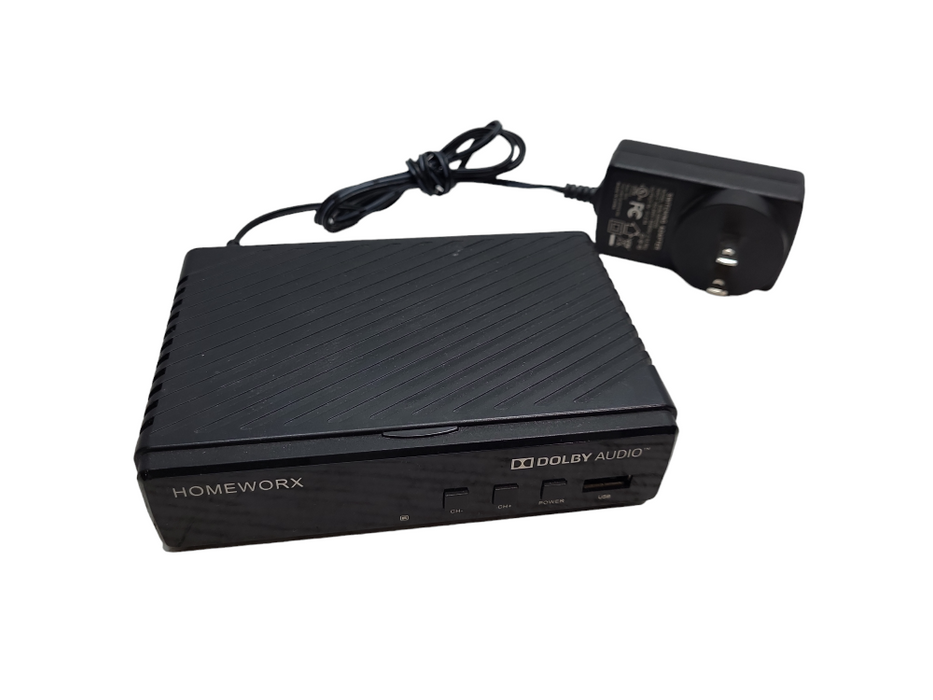 Mediasonic HomeWorx HDTV ATSC Digital Converter Box TV Recording HW130STB &