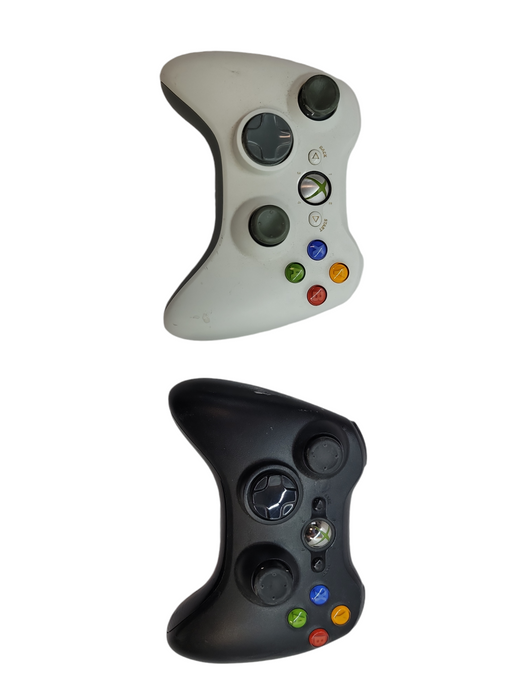 Lot of 2x - XBOX 360 GAME WIRELESS CONTROLLER  %