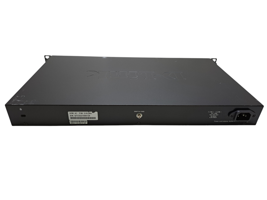 D-Link DGS-1250-28XMP | 28-Port Gigabit PoE+ 370W, 4x 10G SFP+ Switch )