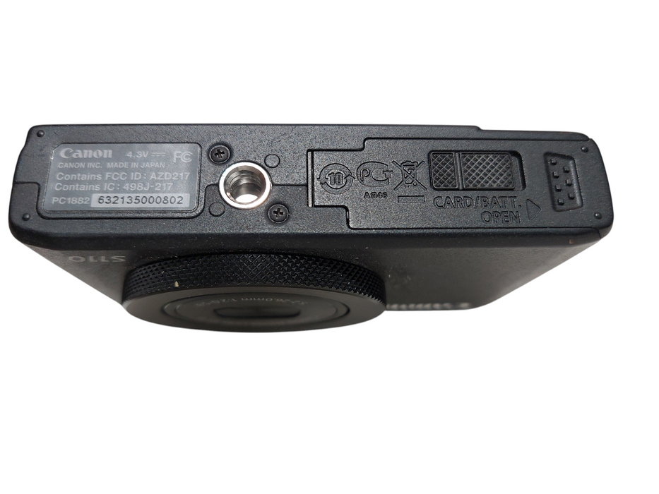 Canon PowerShot S110 Image Stabilizer Zoom Lens 5x IS 5.2-26.0mm 1:2.0-5.9 =