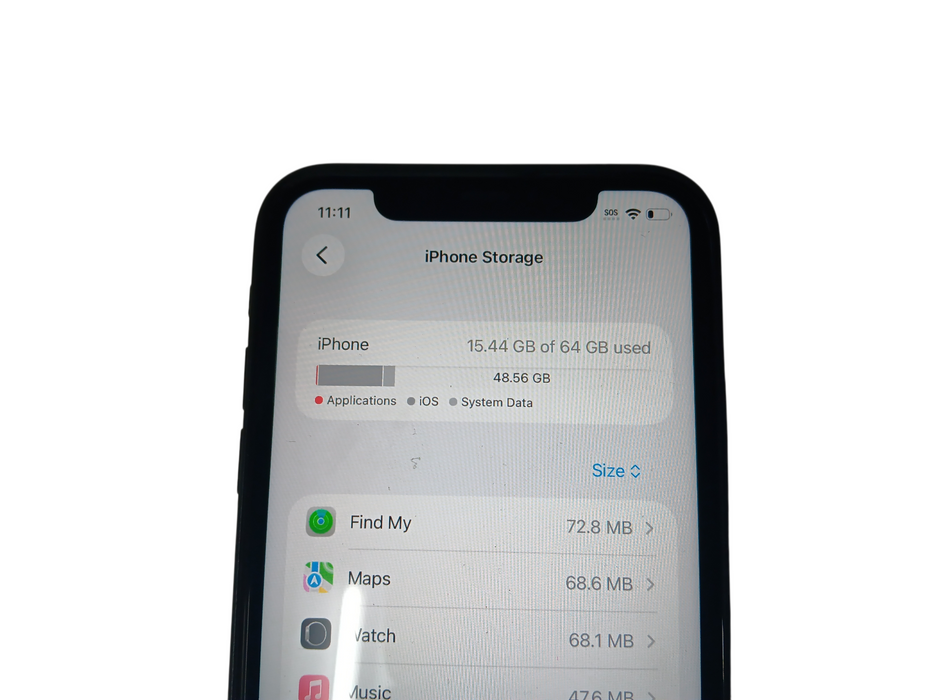 Apple iPhone 11 - 64GB - Space Gray [A2111] Q