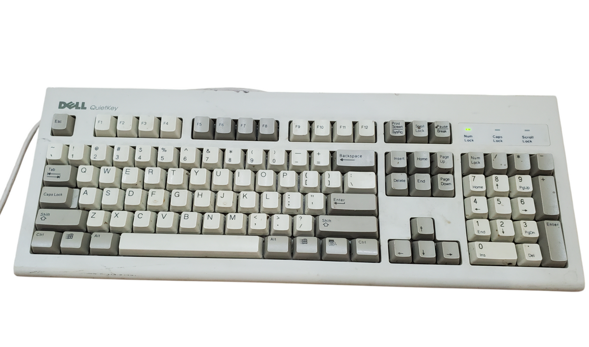 Dell QuietKey SK-1000REW PS/2 Wired Keyboard Q