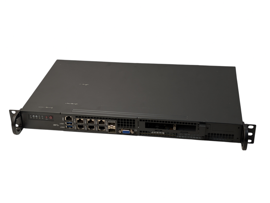 Supermicro 505-2  X10SDV-TP8F Intel Xeon D-1518 32GB RMA 240GB SSD  -