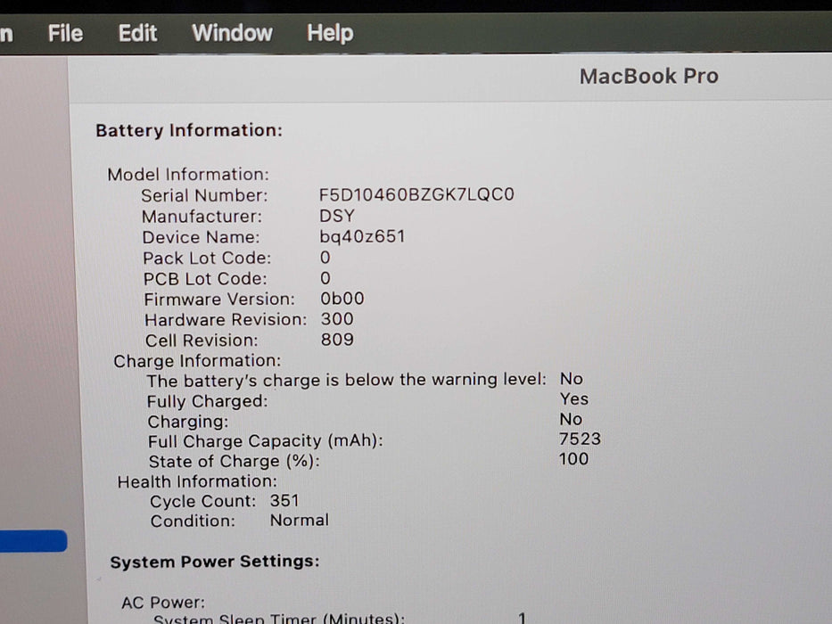 Apple Macbook Pro 2019 16" 6-Core i7-9750H@2.6GHz 16GB DDR4 500GB SSD GPU