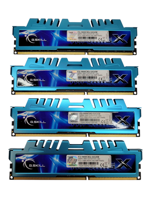 G.SKILL Ripjaws X Series 32GB (4 x 8GB) DDR3 Desktop Memory %