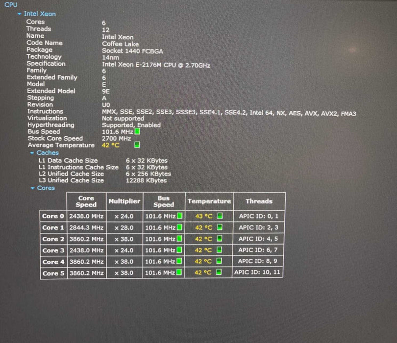 HP ZBook Studio G5 XEON E-2176M@2.70GHz QUADRO P1000 4GB GPU 16GB RAM 256GB  Lap200