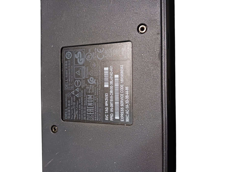 Dell WD22TB4 Thunderbolt 4 Docking Station w/ Cable & 180W Power Adapter Q