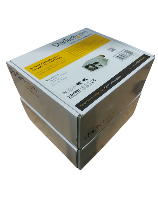 Lot 2x Startech 300W ATX Replacement Computer PC Power Supply ATXPOWER300