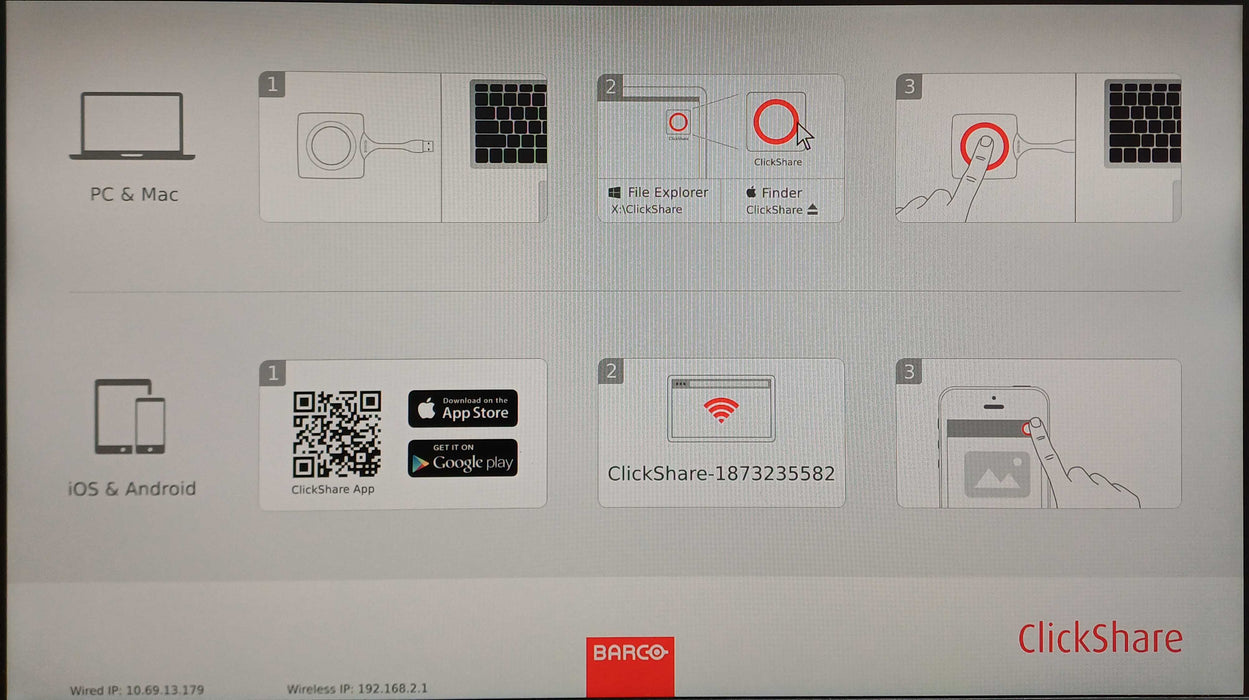 Barco ClickShare CSE-200+ Wireless Presentation System, Base only