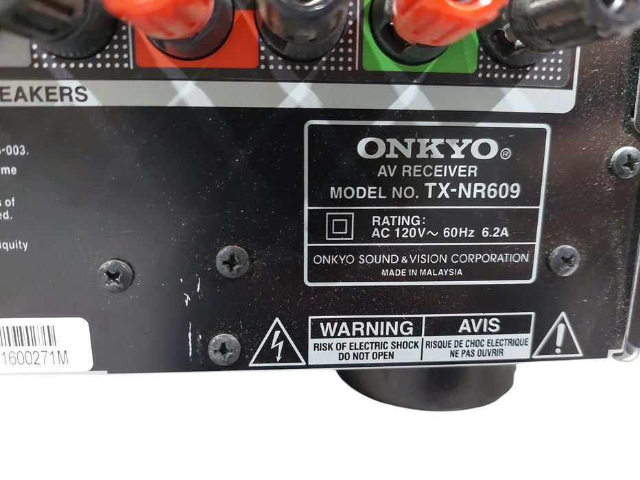 ONKYO AV Receiver TX-NR609 =