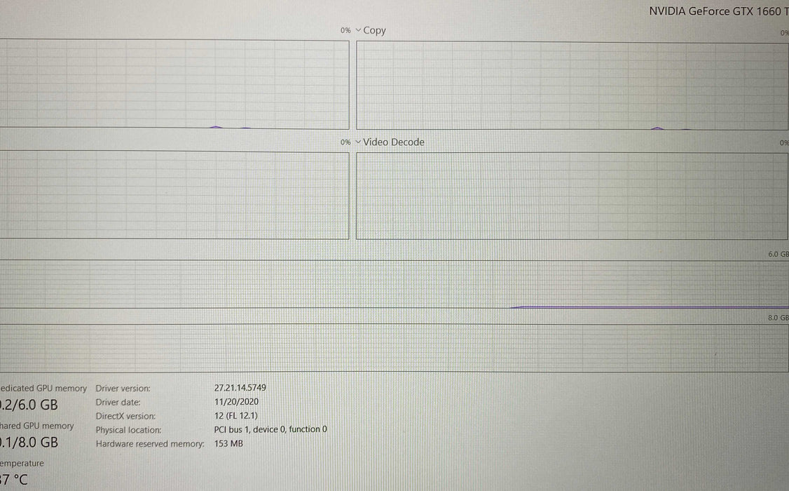 Lenovo Legion Y540 i7-9750H GTX 1660Ti 6GB GPU 16GB RAM 256SSD 1TB HDD  Lap200