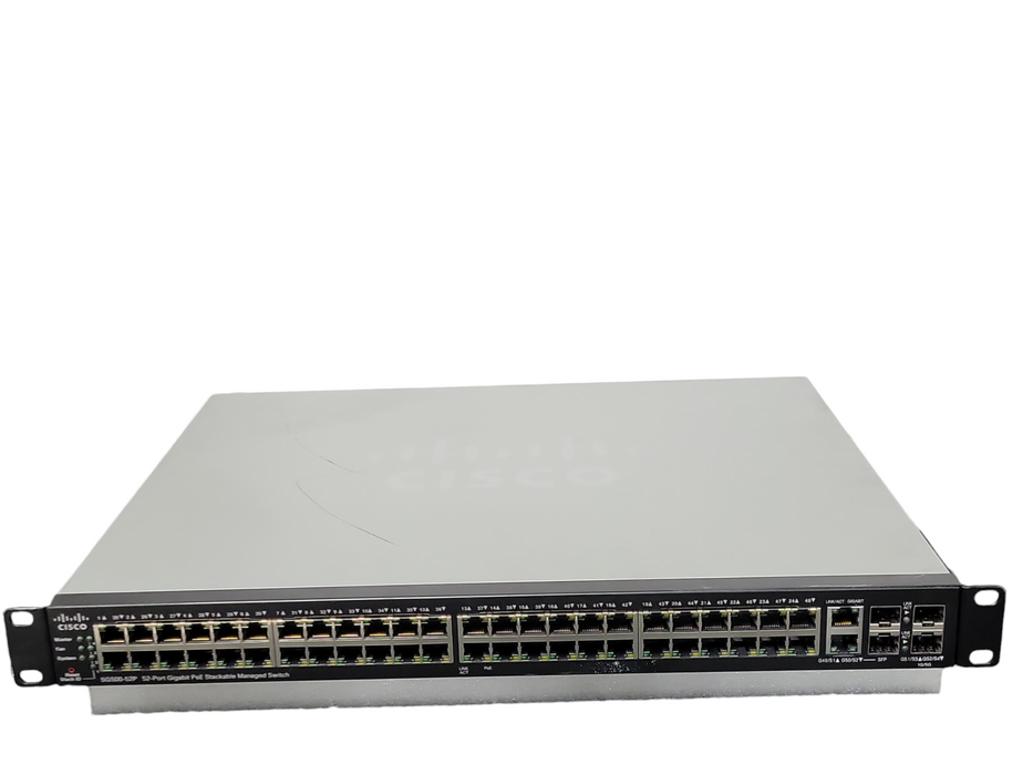 Cisco SG500-52P 52-Port Gigabyte PoE+ Ethernet Network Managed Switch Q_