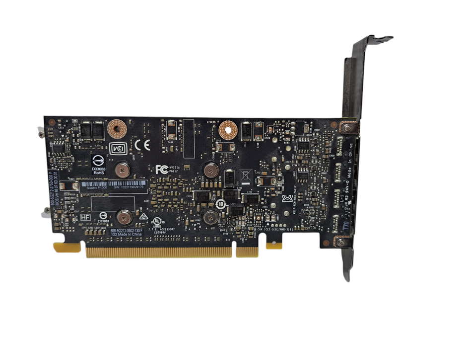 NVIDIA Quadro P1000 4GB GDDR5 Graphics Card | 4x Mini DP Full Bracket )