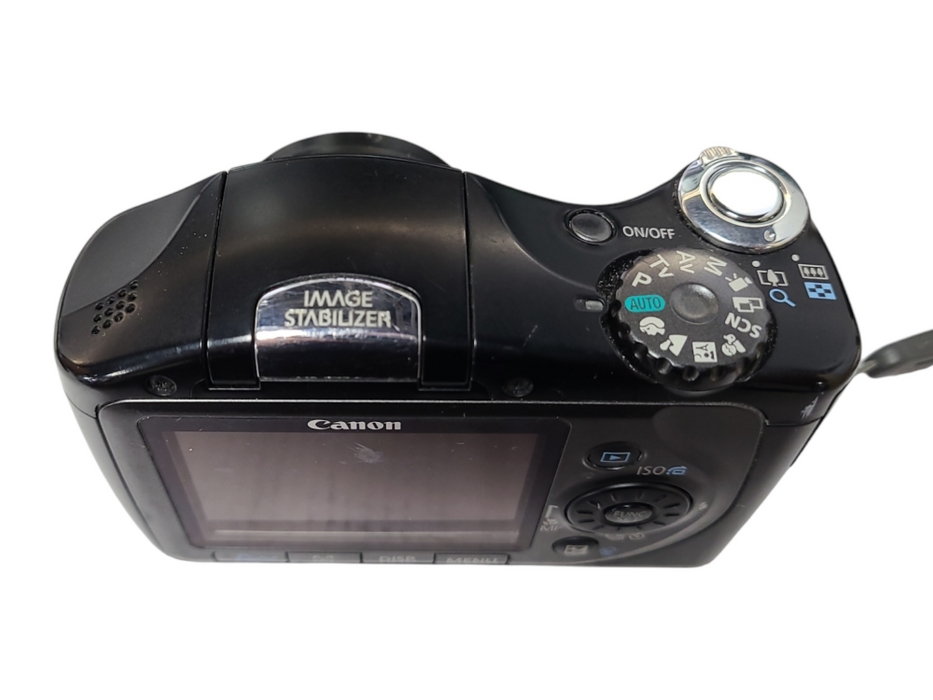 Canon PowerShot SX100 IS 8.0MP Digital Camera Black, READ