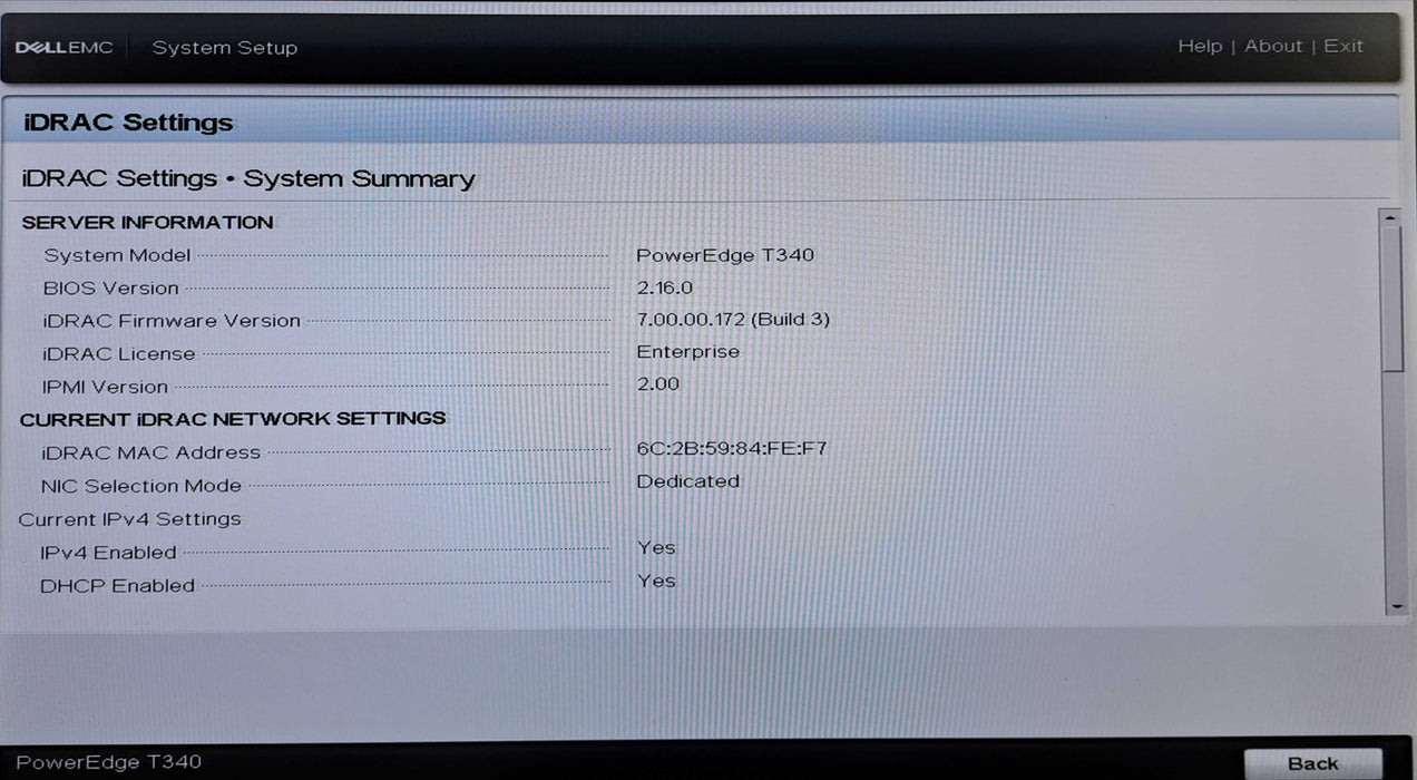 Dell PowerEdge T340 | Xeon E-2174G @3.80GHz, 32GB DDR4, H330, 2x 495W