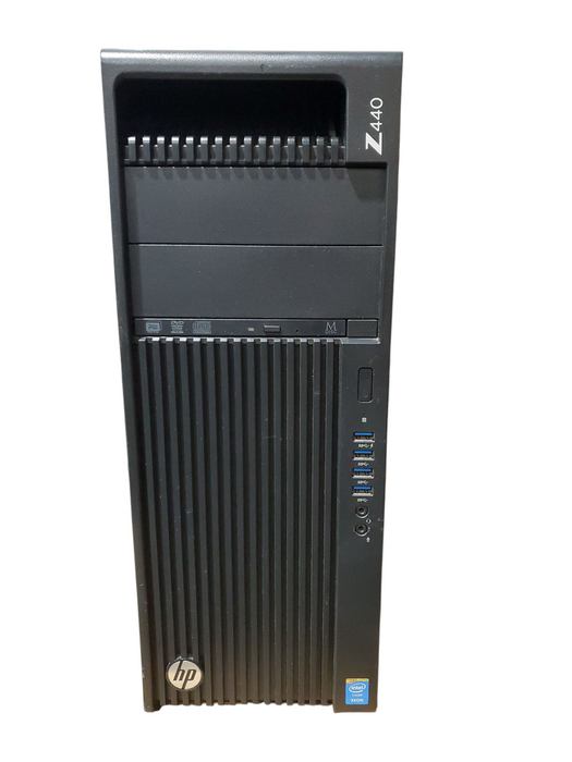 HP Z440 Workstation E5-1620 v3 @ 3.5GHz 16GB DDR4 Quadro k620 GPU NO HDD