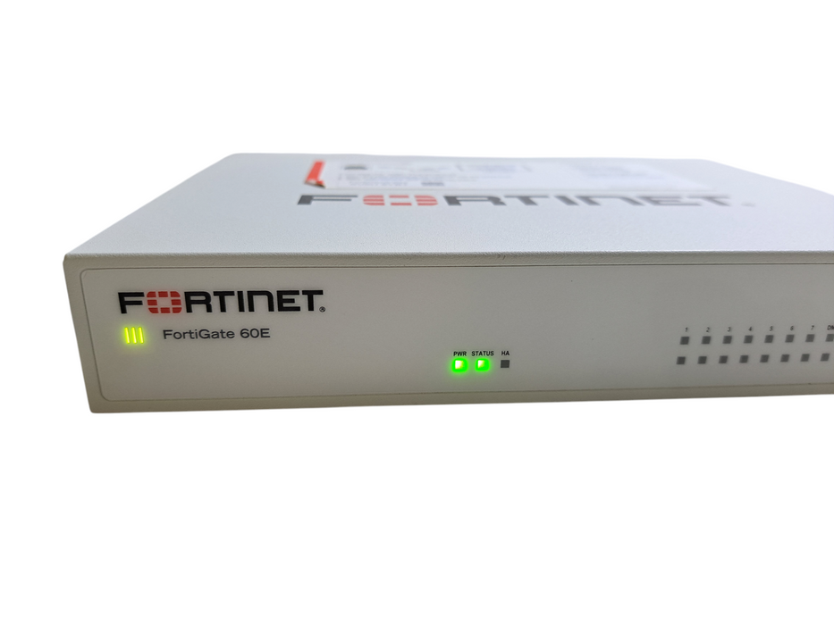 Fortinet FortiGate FG-60E Network Security Firewall w/ Power Adapter *READ* )