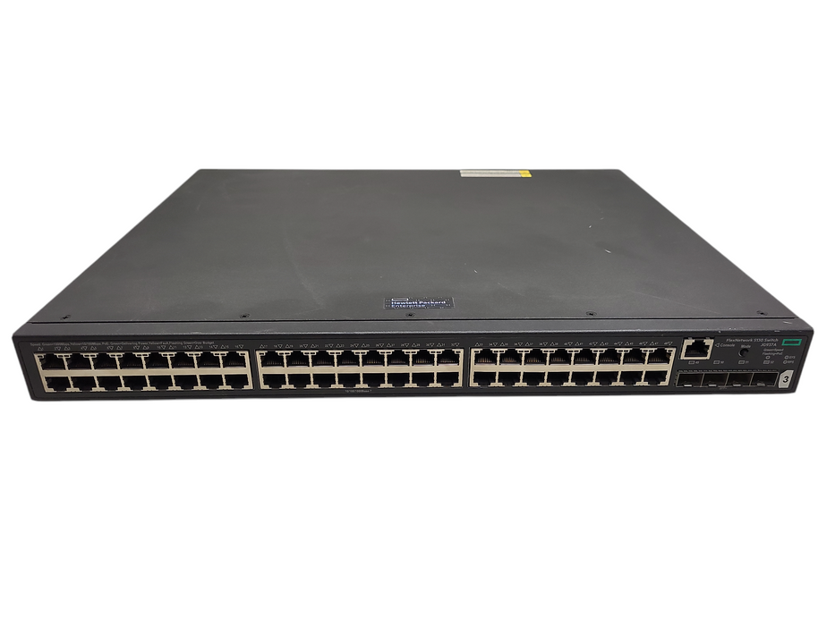 HPE JG937A 5130-48G-POE+-4SFP+ 48x Gig RJ45 PoE 370W & 4x 10G SFP+ Ports !