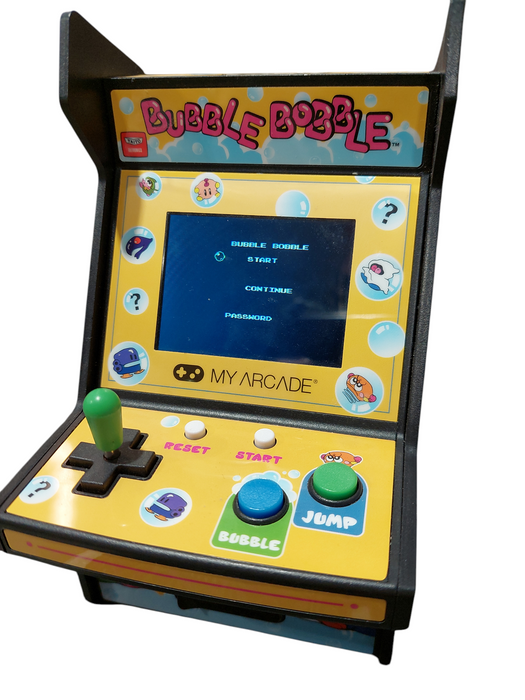DreamGear My Arcade Mini Taito Arcade Stand Up Bubble Bobble 1986  =