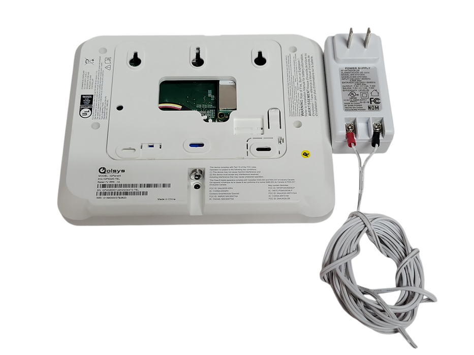 Qolsys IQ Panel4 PowerG Touchscreen Alarm System screen only, READ _