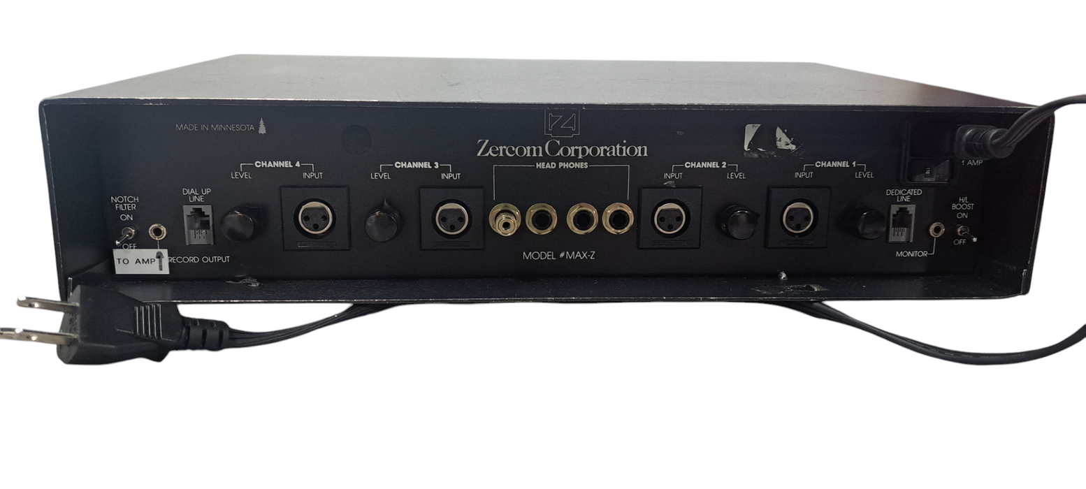 Vintage Zercom Max Z Vintage Professional Broadcast Audio Equipment
