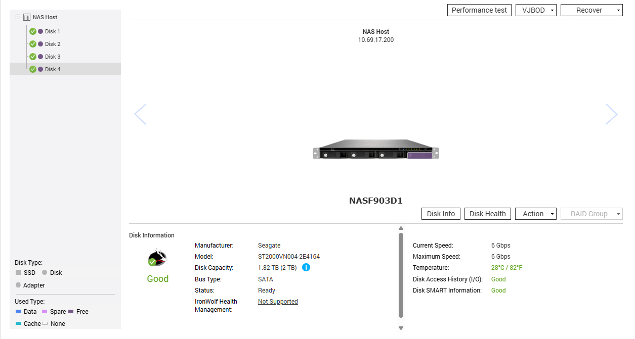 QNAP TS-451U Network Attached Storage, 8TB (4x2TB) HDDs