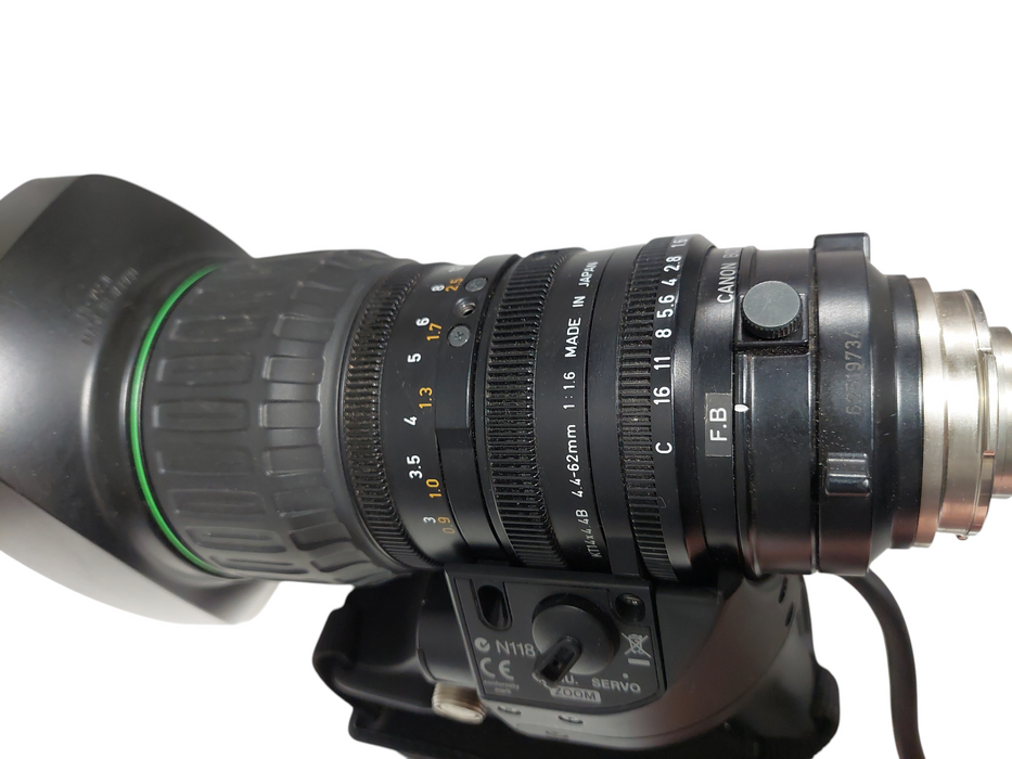 Canon HD MP KT14x4.4 14X KRSJ & HP-75SII & Canon BCTV Zoom Lens =