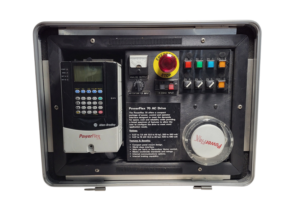 ALLEN BRADLEY 20AB4P2A0AYNNNNN PowerFlex 70 AC Drive READ $