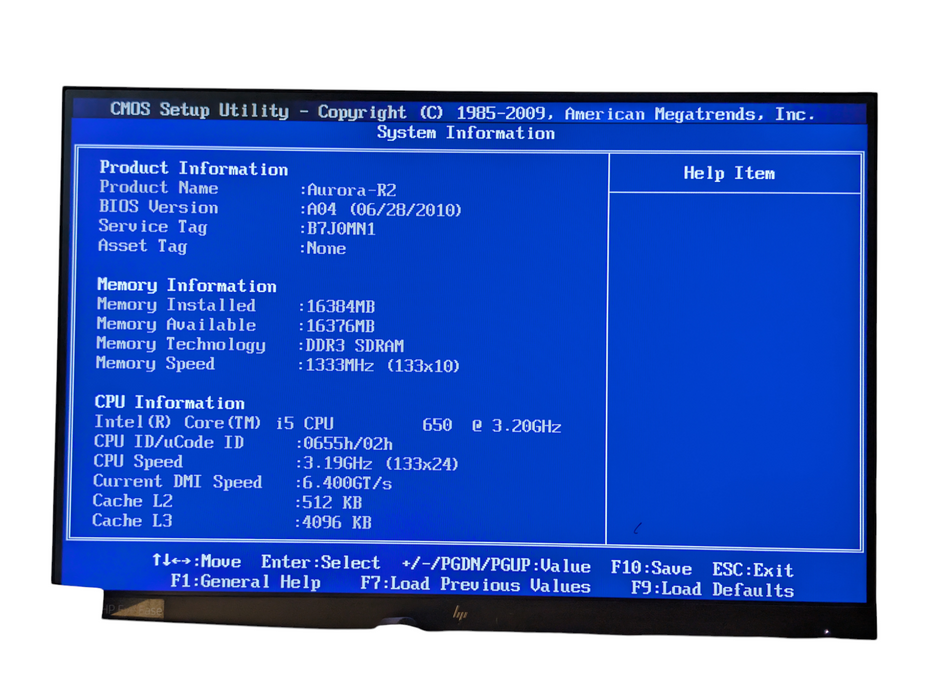 DELL Alienware Aurora R2 Intel Core i5 650 16GB RAM 1TB HDD -