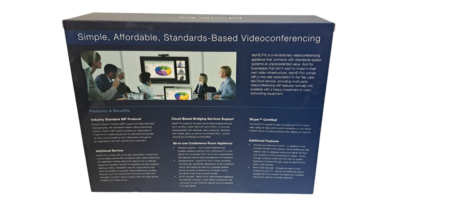 NEW Tely Labs TelyHD Pro Video Conferencing Camera (Model 02-THPRO-01-01)