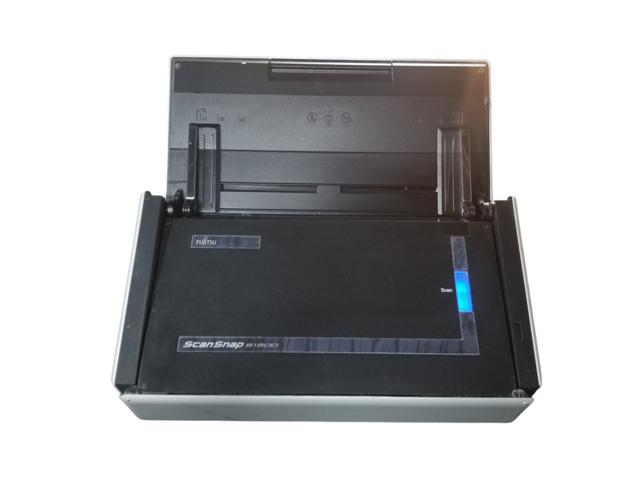 Fujitsu ScanSnap S1500 PA03586-B012 Document Scanner + Adapter & USB Cable Q