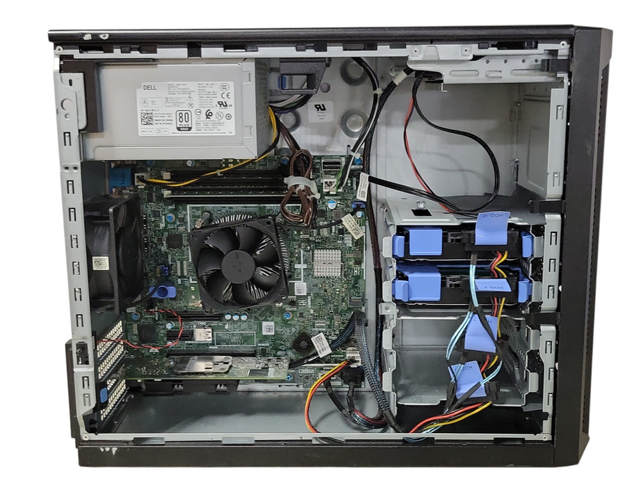 Dell PE T140 Xeon E-2136 3.3GHz 16GB RAM H330 2x 4TB SAS HDDs _