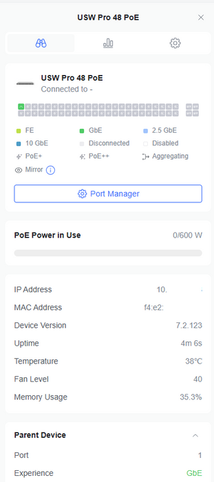 Ubiquiti Networks USW-PRO-48-POE 48-port PoE Switch $