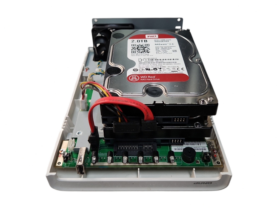 QNAP TS-212 2-Bays NAS, 2x 2TB HDDs, No PWR