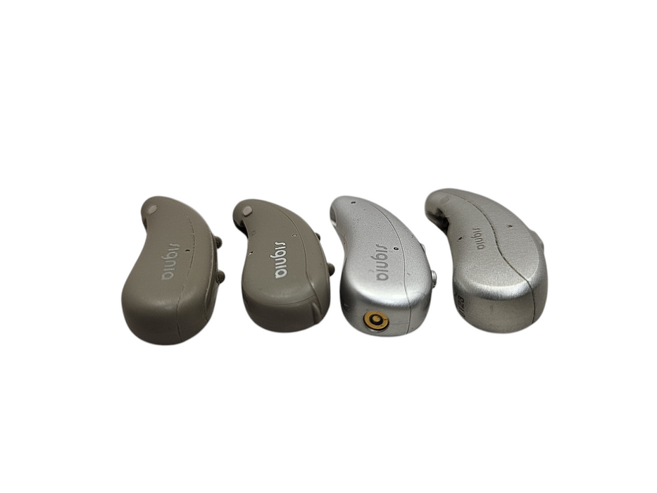Lot of 4x Signia Hearing Aid READ $