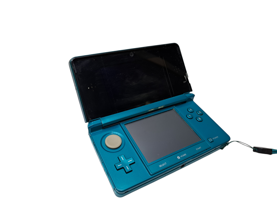 Nintendo 3DS Handheld Game Console | CTR-001 Aqua Blue *READ* )