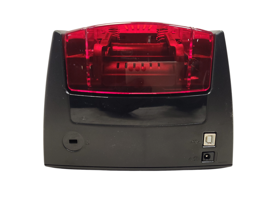 BADGY 200 Red USB B22U0000RS Single Sided Color ID Maker Printer READ Q$