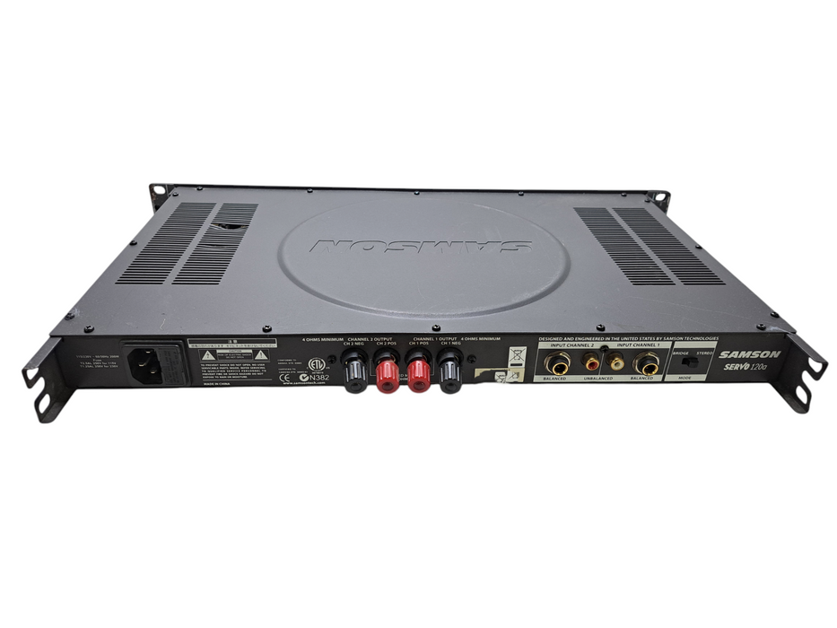 Samson Servo 120A Amp 2-Channel Power Amplifier *READ* )