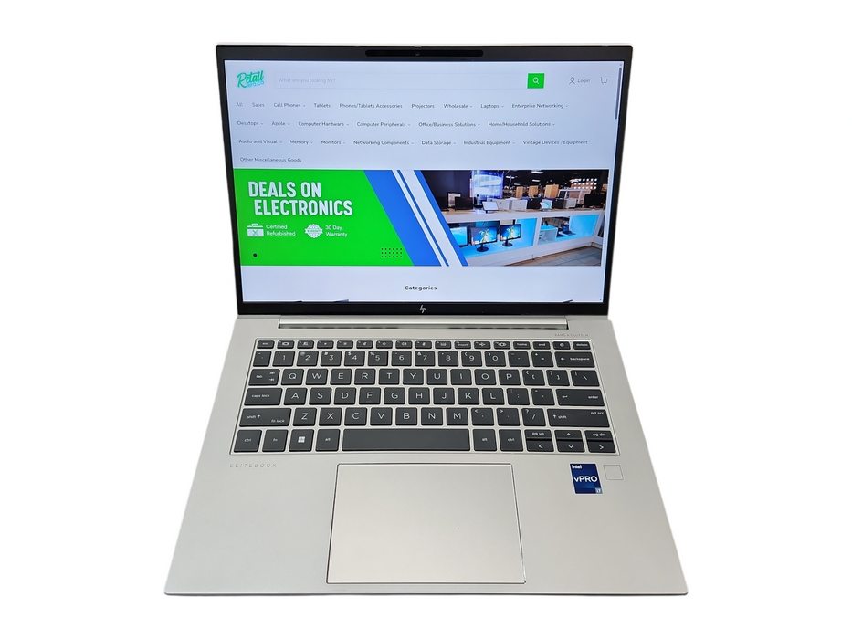 HP EliteBook 840 G10 Notebook PC, i7-1365U, 16GB RAM, 256GB NVMe, No AC  Lap200