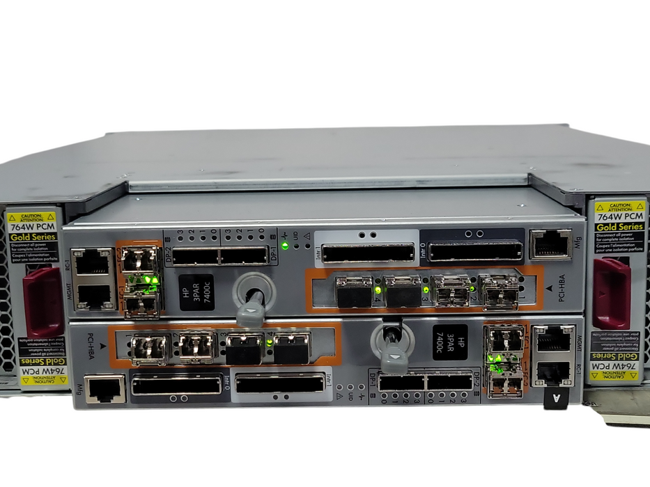 HP 3PARA-SV1009 24-Bay Storage Array w/ x2 3PAR 7400c Controllers _