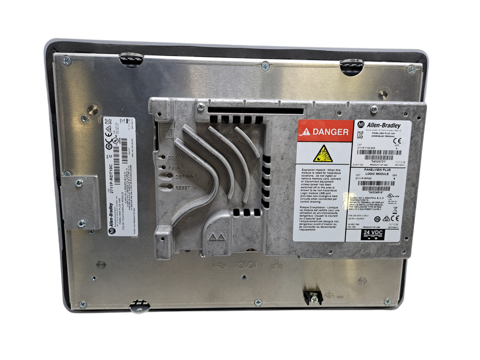 ALLEN BRADLEY 2711P-RDT10C PanelView Plus 1000 Color/Touch *READ* )