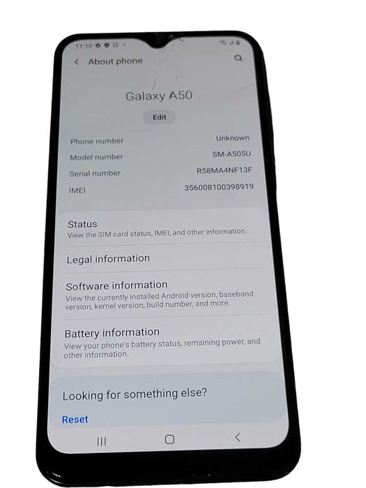 Samsung Galaxy A50 64GB (SM-A505U) READ _