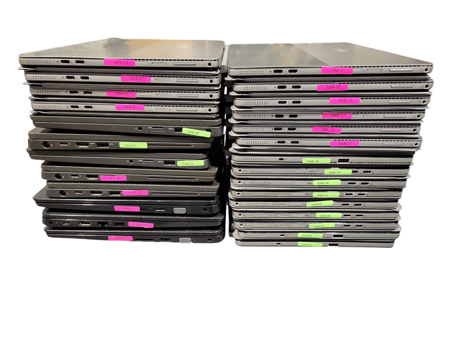 Lot 27x A/B-Grade Dell 8Gen Laptops (SA8-1)