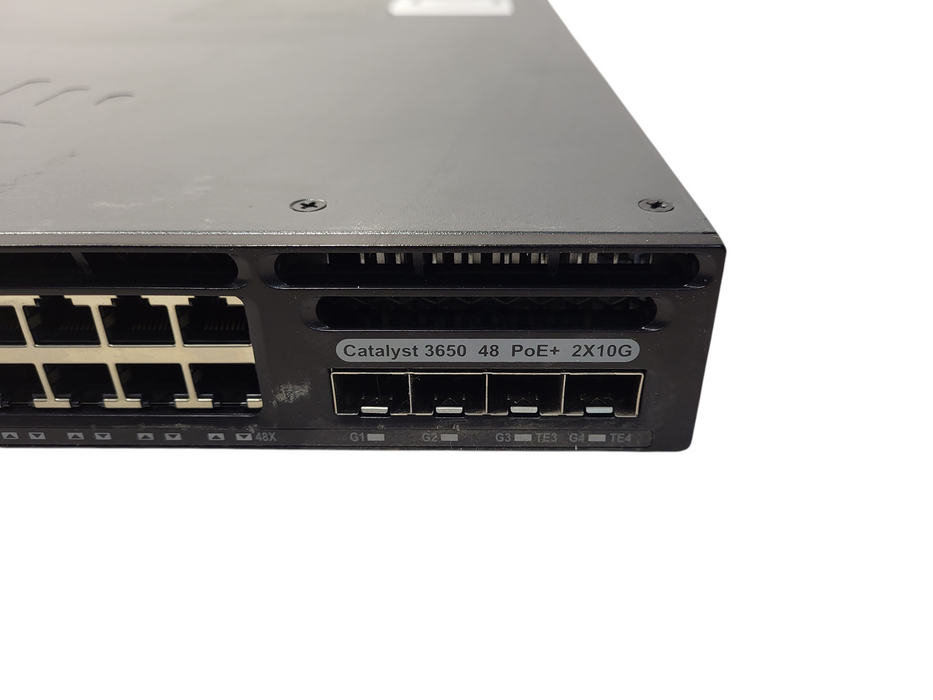 Cisco WS-C3650-48FD-E Ethernet PoE+ 2x10G Uplink ports 1x PSU $