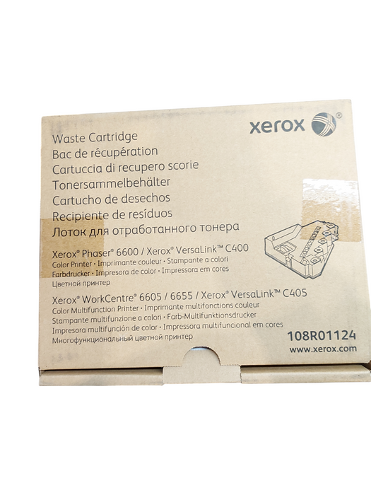 Lot 3x Genuine Xerox 108R01124 Original Waste Toner Cartridge - SEALED BOX