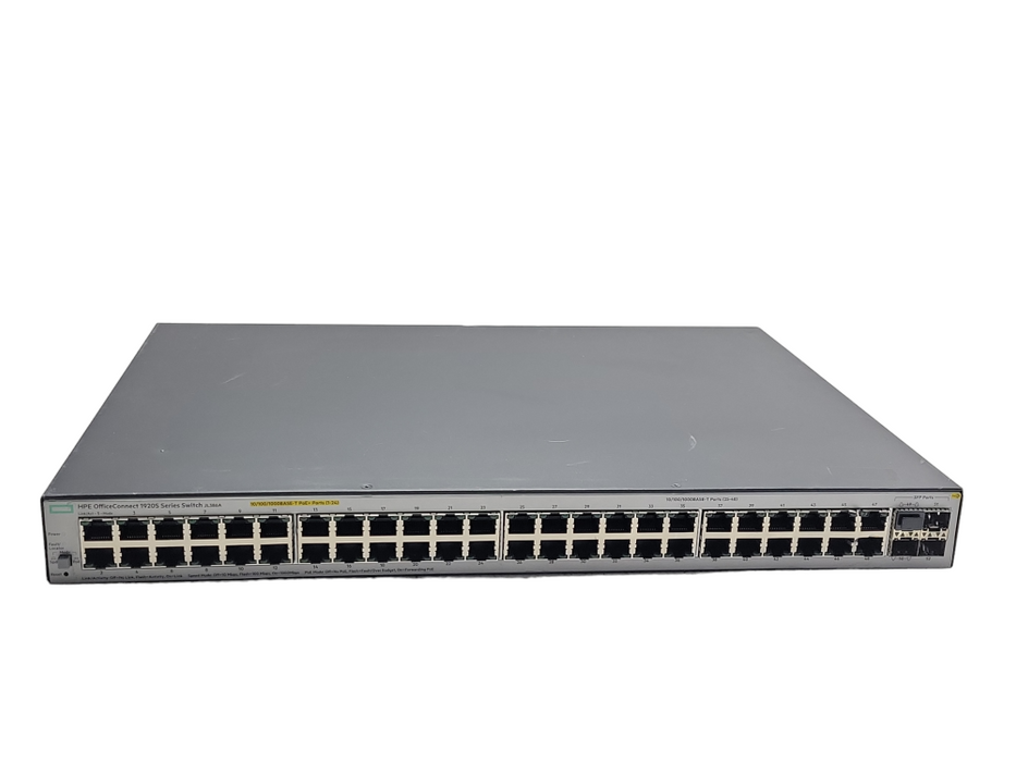 HPE OfficeConnect 1920S Series 48 Port Switch JL386A, READ _