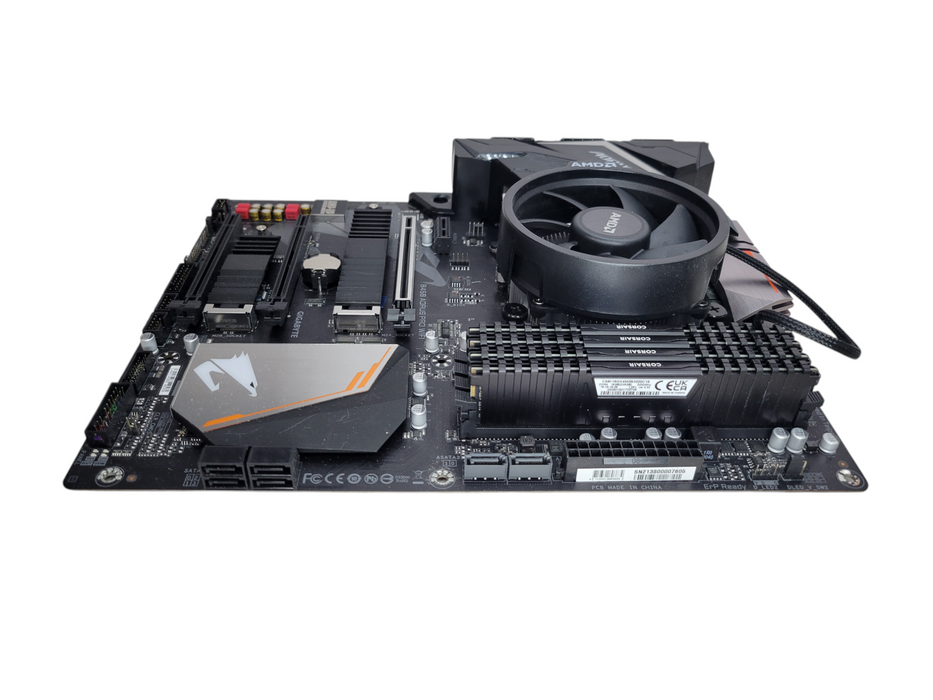 AMD Ryzen 5 3600 (6-Core) GIGABYTE B450 AORUS PRO WIFI 32GB DDR4 RAM %