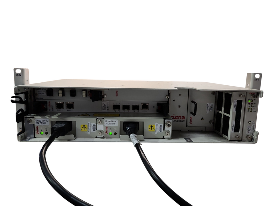 CIENA CN4200 MC CHASSIS W/ CN-47D-00, CN-M3-FLEX-F, 2X PSU, READ